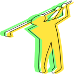 Golfer 093 Clip Art