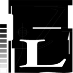Typographic L Clip Art