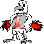 Cheerleader - Eagle Clip Art