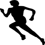 T & F - Runner 06 Clip Art