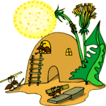 Ant Hill 2 Clip Art