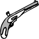 Pistol 5 Clip Art