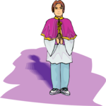 Altar Server 1 Clip Art