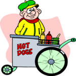 Vendor - Hot Dog Clip Art