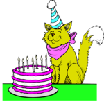 Kitty Birthday Clip Art
