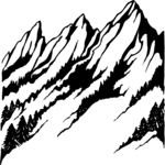 Mountains 024 Clip Art