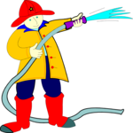 Fire Fighter 10 Clip Art