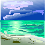 Ocean View 2 Clip Art