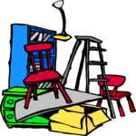 Furniture Pileup Clip Art