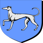 Greyhound - Passant Clip Art