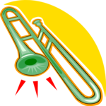 Trombone 8 Clip Art