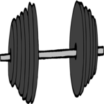 Weights - Barbell 11 Clip Art