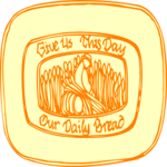 Platter - Daily Bread Clip Art