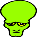 Space Alien 010 Clip Art