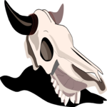 Steer Skull 11 Clip Art