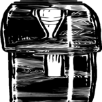 Antique Style Pen - Fountain 2 Clip Art