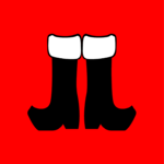 Santa's Boots Clip Art