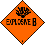 Explosive B Clip Art