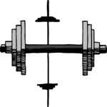 Weights - Barbells Clip Art