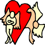 Angels & Heart 3 Clip Art