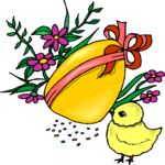 Easter Egg & Chick Clip Art