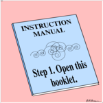 Instruction Manual Clip Art