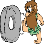 Caveman with Rock Wheel 1