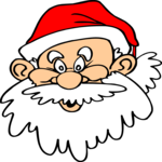 Santa Face 34 Clip Art