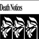 Death Notices Clip Art