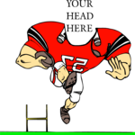 Football - Your Head Here Clip Art