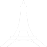 Eiffel Tower - White
