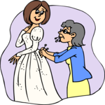 Wedding Gown 2 Clip Art