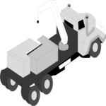 Truck with Crane