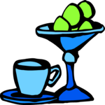 Mug & Centerpiece Clip Art