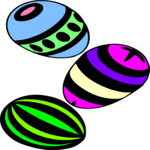 Easter Eggs 15 Clip Art