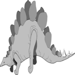 Stegosaurus 04 Clip Art
