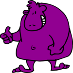 Ape - Thumbs Up Clip Art