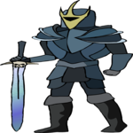 Knight with Sword 16 Clip Art