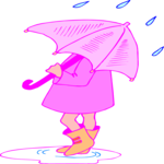 Kid with Umbrella 2