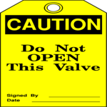 Don't Open Valve