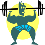 Weight Lifting 16 Clip Art