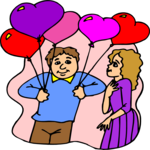 Gift - Balloons Clip Art