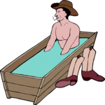 Cowboy Bathing 1