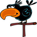 Bird - Perched 3 Clip Art