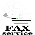 FAX Service Clip Art