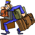 Bellhop 6 Clip Art