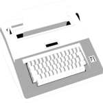 Typewriter 06 Clip Art
