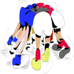 Rugby - Scrum 1 Clip Art