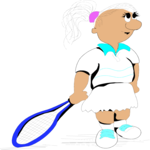 Tennis 053 Clip Art