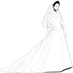 Bride 19 Clip Art